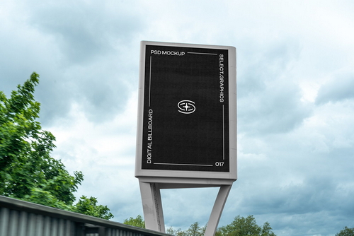 Digital Billboard Mockup 017