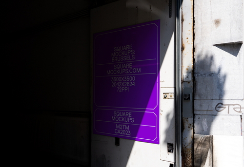 Poster Mockup Scene 0038 Brussels Series