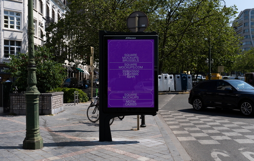 Poster Mockup Scene 0040 Brussels Series