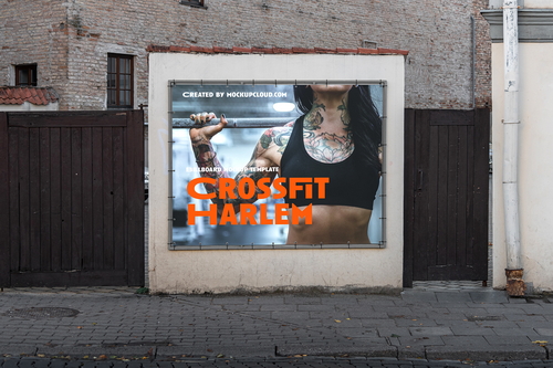 Urban Outdoor Billboard Mockup Scene 08
