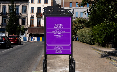 Poster Mockup Scene 0030 Brussels Series