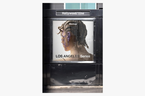 Los Angeles Poster Mockup, Hollywood, LA215