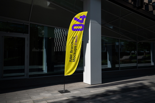 Flag Advertising Mockup Scene Raw-04-01