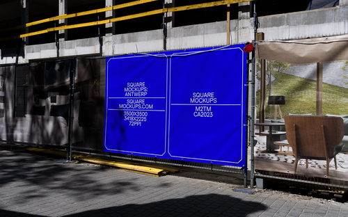 Construction Banner Mockup Scene 0003 Antwerp Series