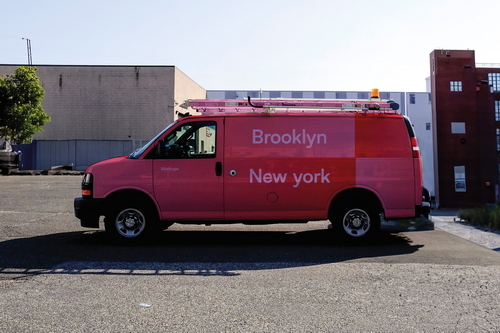 Brooklyn, NY Van Mockup