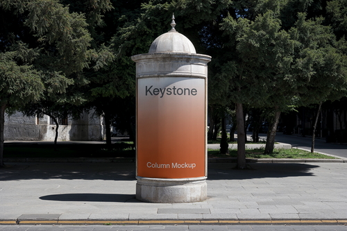 Column Advertising Mockup / Keystone Series