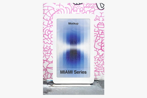 Miami Poster Mockup, Wynwood, US25MIA286