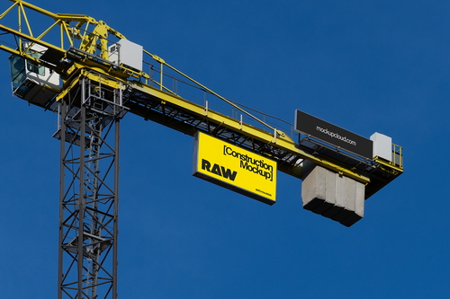 Crane Signboard Mockup Scene Raw-06