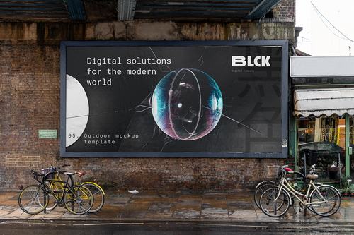 Urban Outdoor Billboard Mockup Scene 11