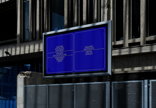 Digital Billboard Mockup Scene 0001 Antwerp Series