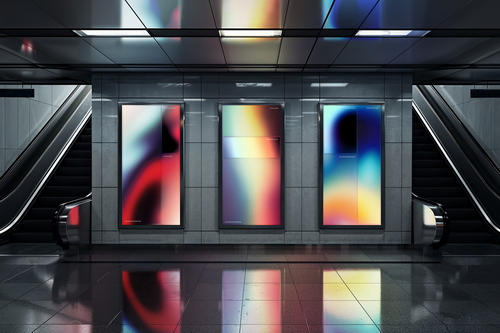 Digital Screen Advertising Mockup Scene 24