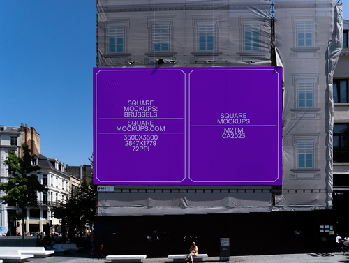 Billboard Mockup Scene 0006 Brussels Series