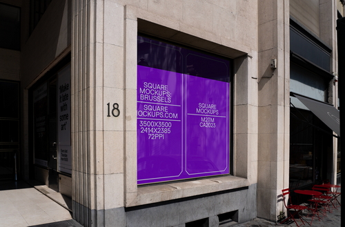 Windowfront Mockup Scene 0002 Brussels Series