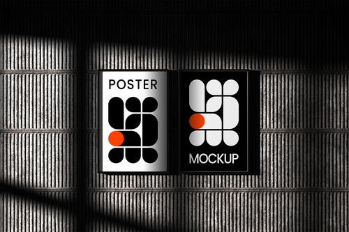 2 Poster Mockup Poster