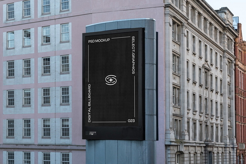 Digital Billboard Mockup 023