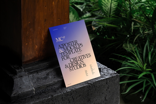Poster Mockup Scene / Lush Series 05