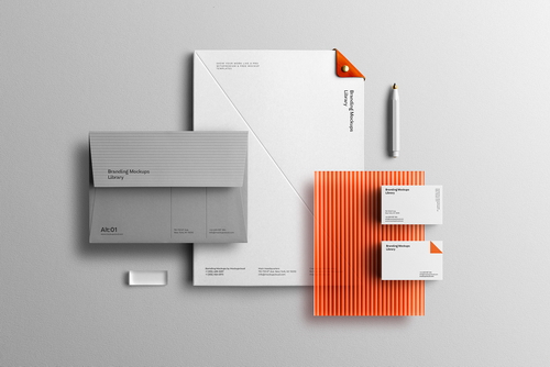 Branding Mockups Library Scene 01