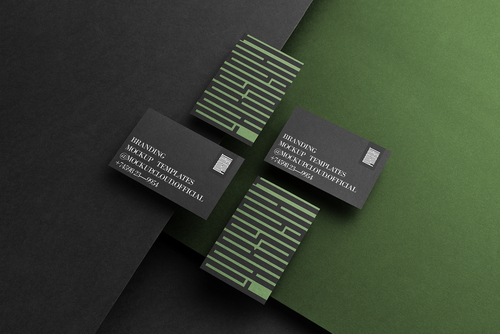 Farsight Business Cards Mockup Scene 19