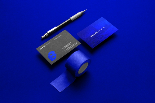 Blackstock Business Cards Mockup Scene 11