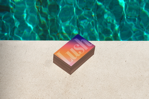 Business Cards Mockup Scene / Lush Series 09