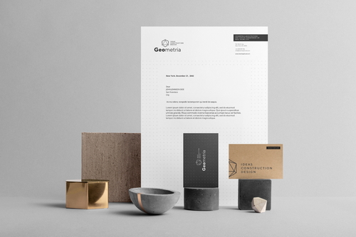 Geometria Branding Mockup Scene 13