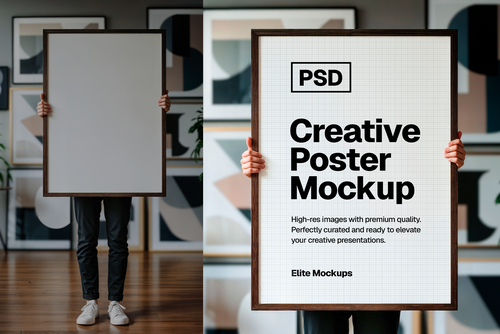 Creative Poster Mockup