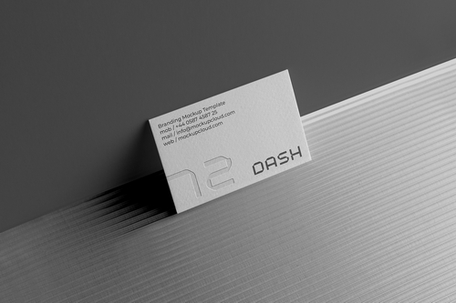 Dash Business Card Branding Mockup Scene 20