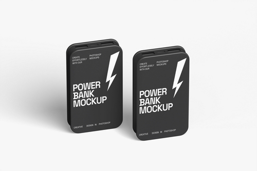 Power Bank Mockup