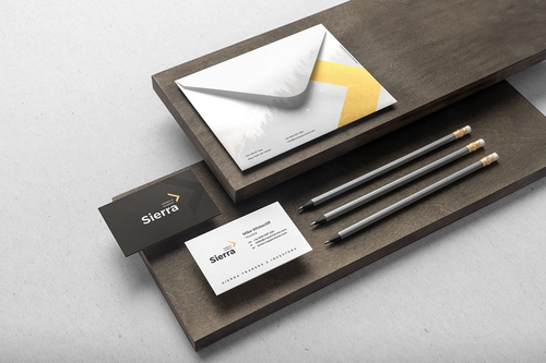 Sierra Stationery Branding Mockup Scene 07