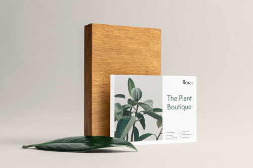 Flora Card A6 Branding Mockup Scene 12