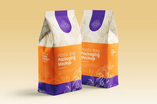 Plastic Bag Packaging Mockup