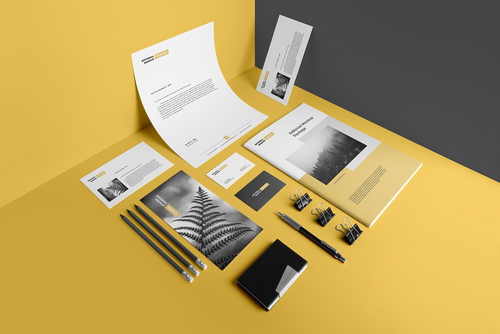 Branding Stationery Mockup Scene 02