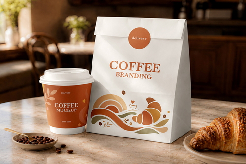 Coffee Branding Mockup