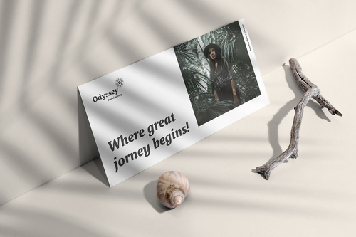 Odyssey Envelope DL Card Mockup Scene 12