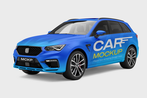SUV Car Mockup