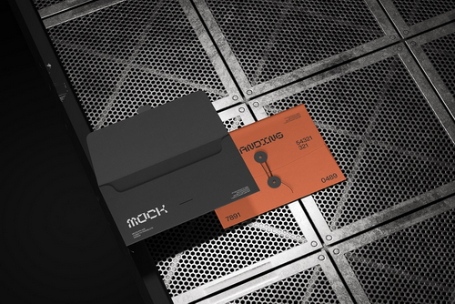 Envelope Card Branding Mockup Set