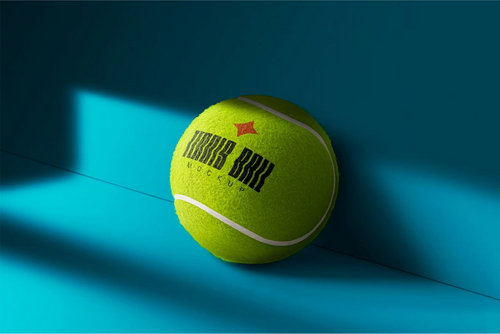 Tennis ball mockup