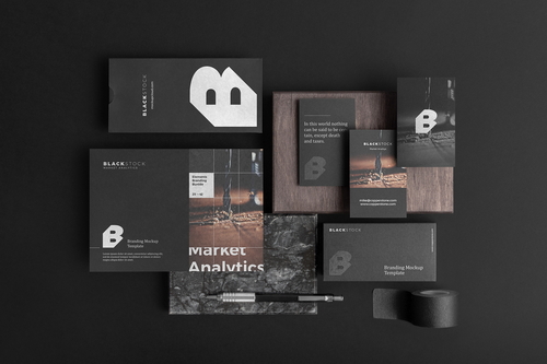 Blackstock Branding Stationery Mockup Scene 06