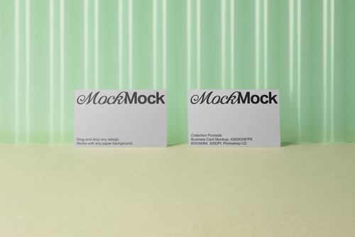 Business Card Mockup 'Poolside'