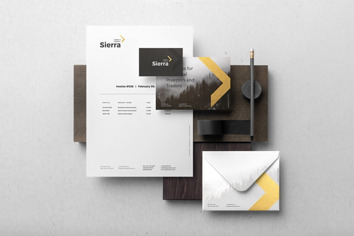 Sierra Stationery Branding Mockup Scene 05