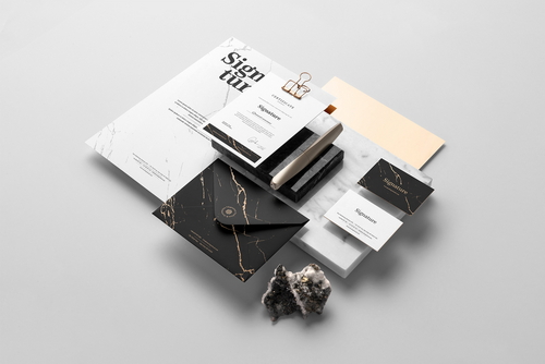 Signature Branding Mockup Scene 01