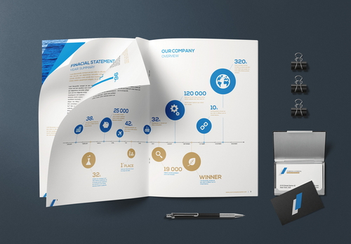 Brochure Branding Mockup Essentials Scene 16