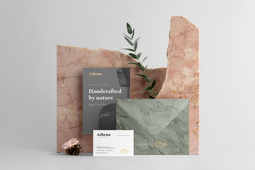 Athena Stationery Branding Mockup Scene 10