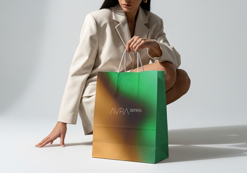 Shopping Bag Mockup / Aura Series