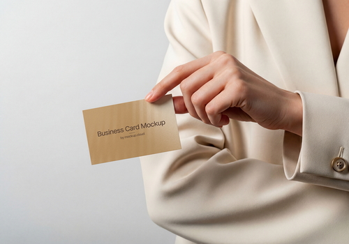 Business Card Mockup / Aura Series