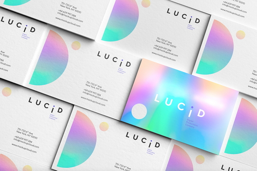 Lucid Business Cards Branding Mockup Scene 14