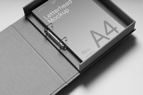 Binder Box Mockup Scene / Slash Series 06