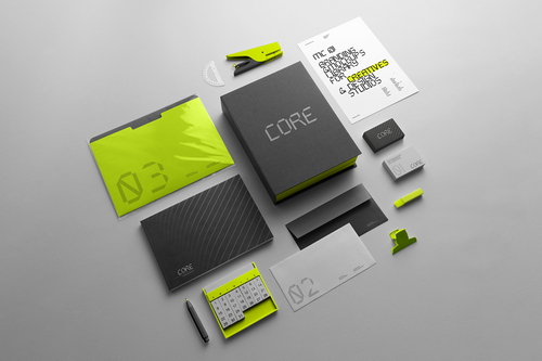 Core Branding Stationery Mockup Scene 01
