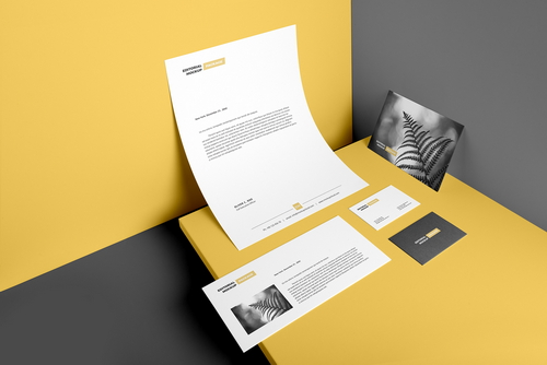 Branding Stationery Mockup Scene 05
