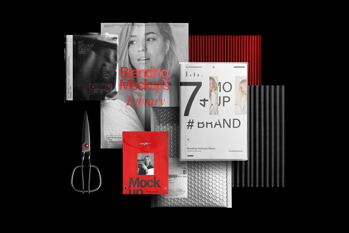 Branding Stationery Mockups Library Scene 19